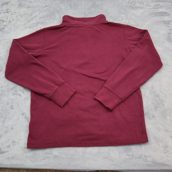 ASU Sweater Womens M Red MV Sport Chest Zip High Neck Front Pocket Sun Devils - Picture 9 of 16